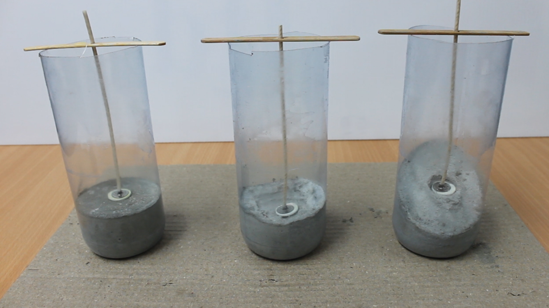 How To Make Concrete Candles Using Homemade Moulds • Craft Invaders